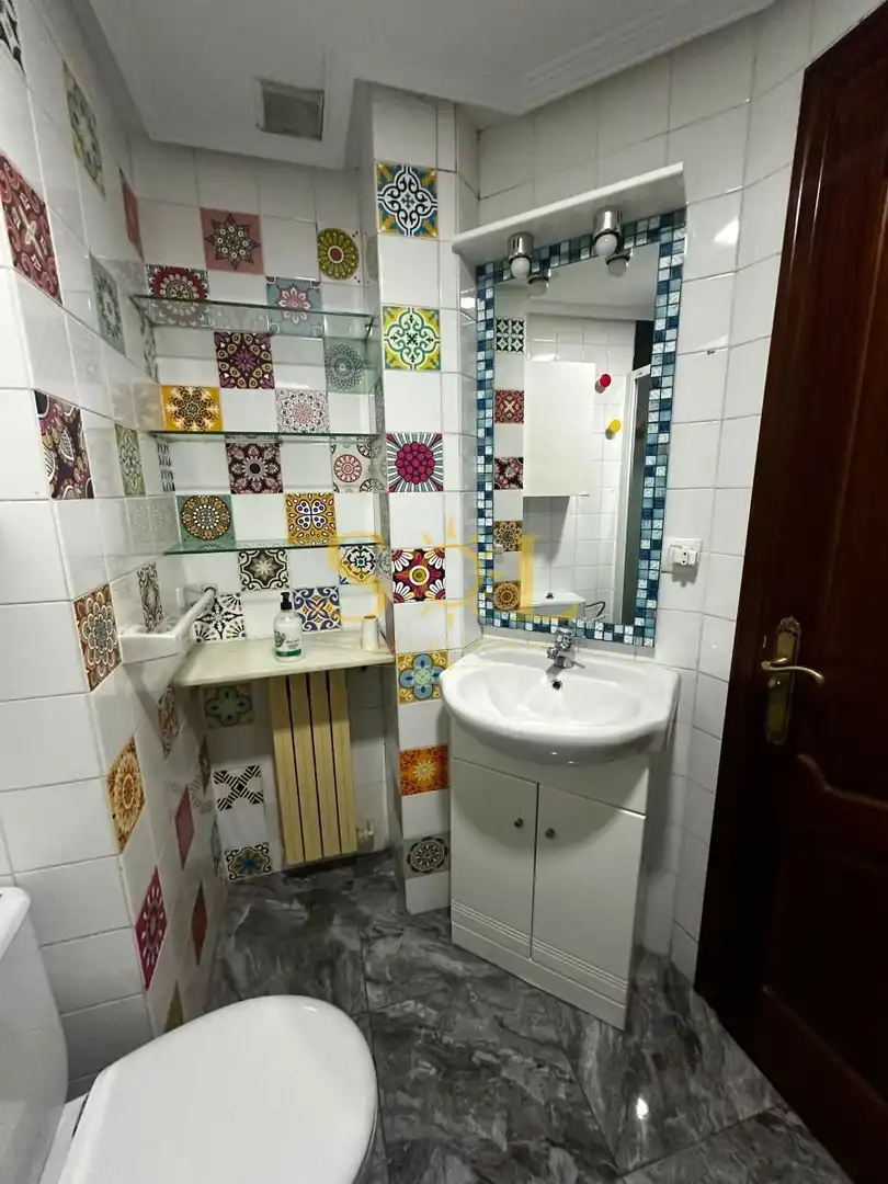 Badezimmer von Wohnung zum Verkauf in León Capital  mit Parkett, Terrasse und Möbliert