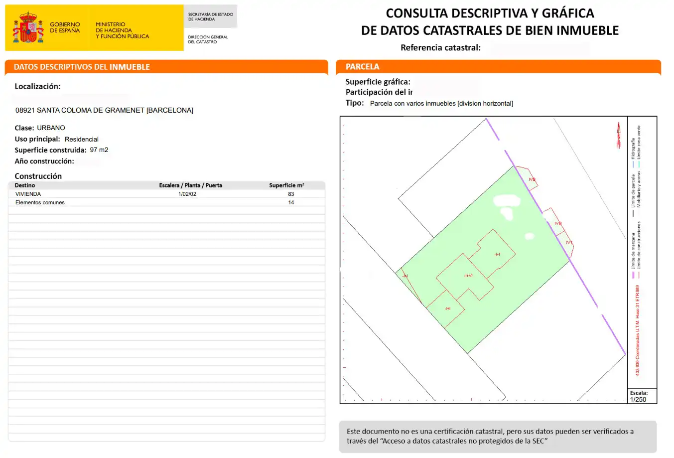 Jardín de Piso en venta en Santa Coloma de Gramenet con Calefacción, Amueblado y Horno