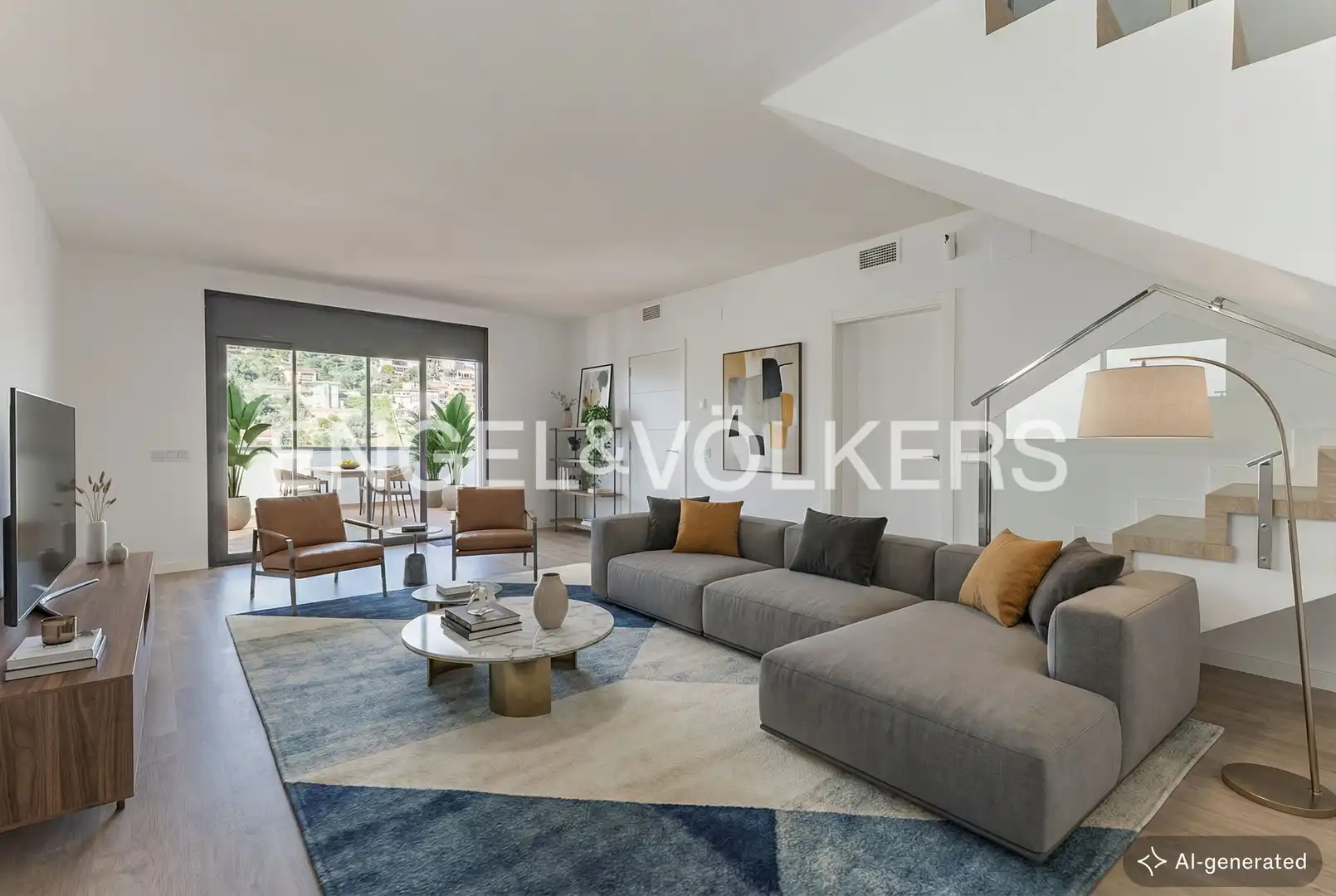Sala de estar de Casa o chalet en venta en Calafell con Aire acondicionado, Calefacción y Jardín privado