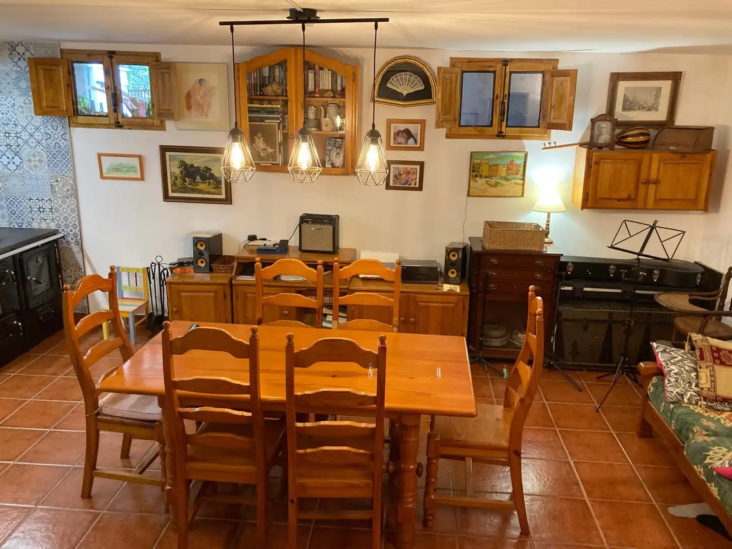 Comedor de Casa adosada en venta en Valladolid con Aire acondicionado, Calefacción y Jardín privado