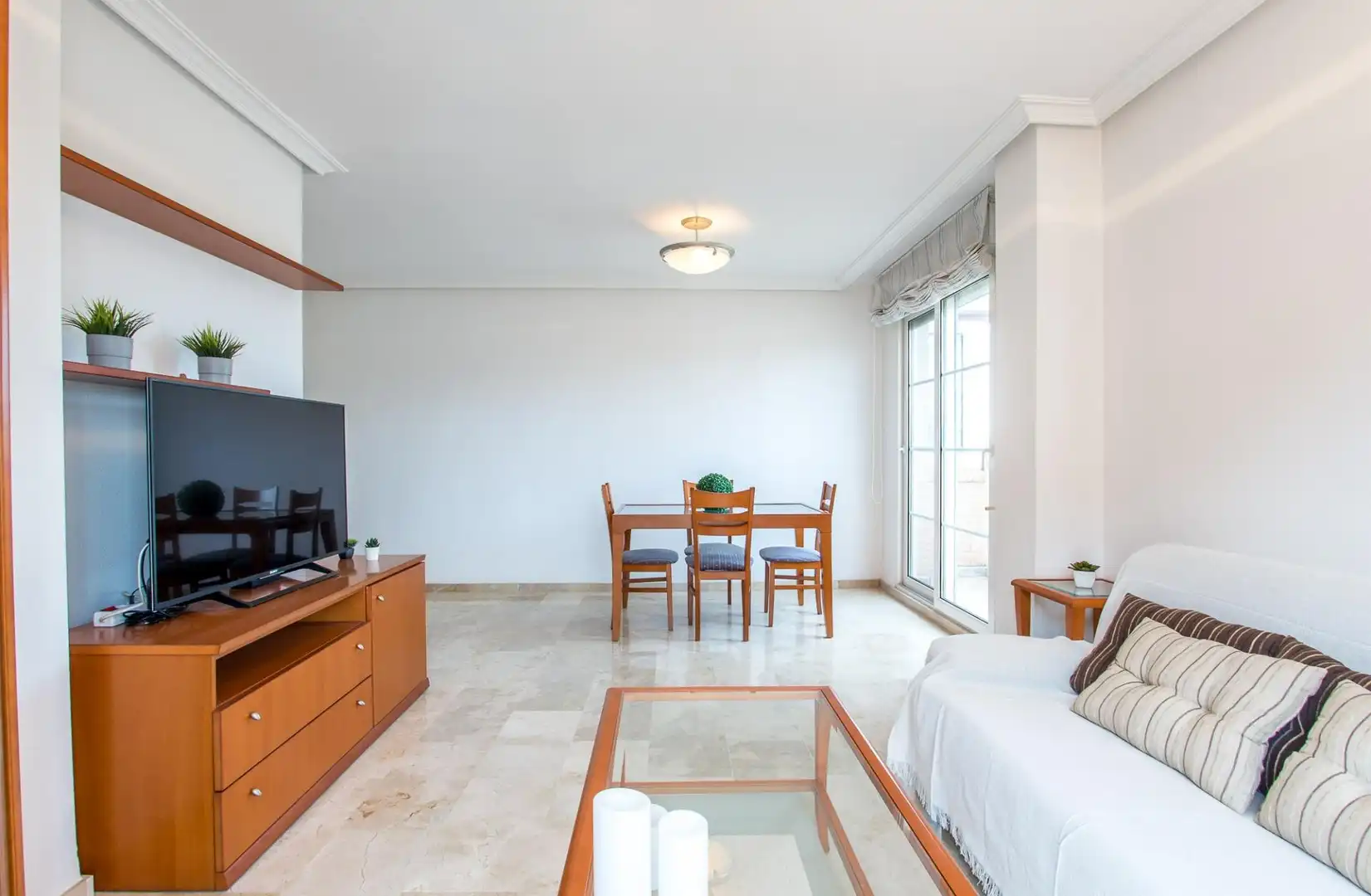 Sala de estar de Ático en venta en Murcia con Aire acondicionado, Terraza y Trastero