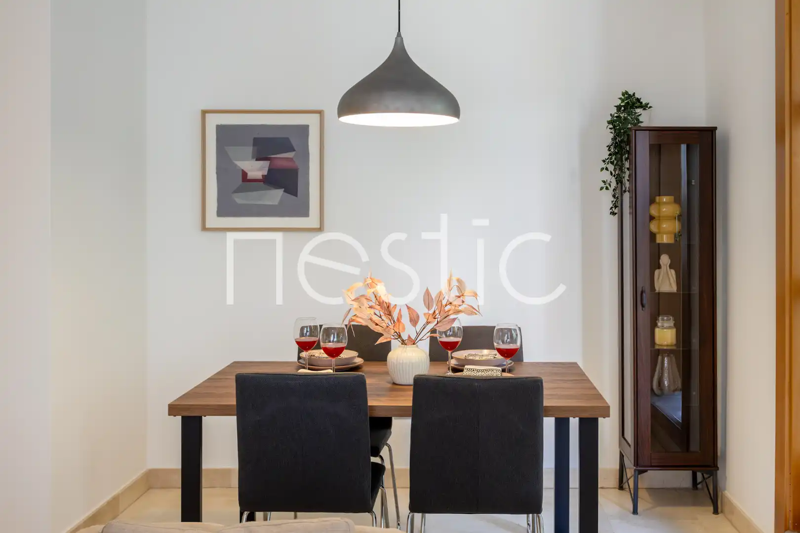 Comedor de Apartamento de alquiler en Madrid con Aire acondicionado, Calefacción y Terraza