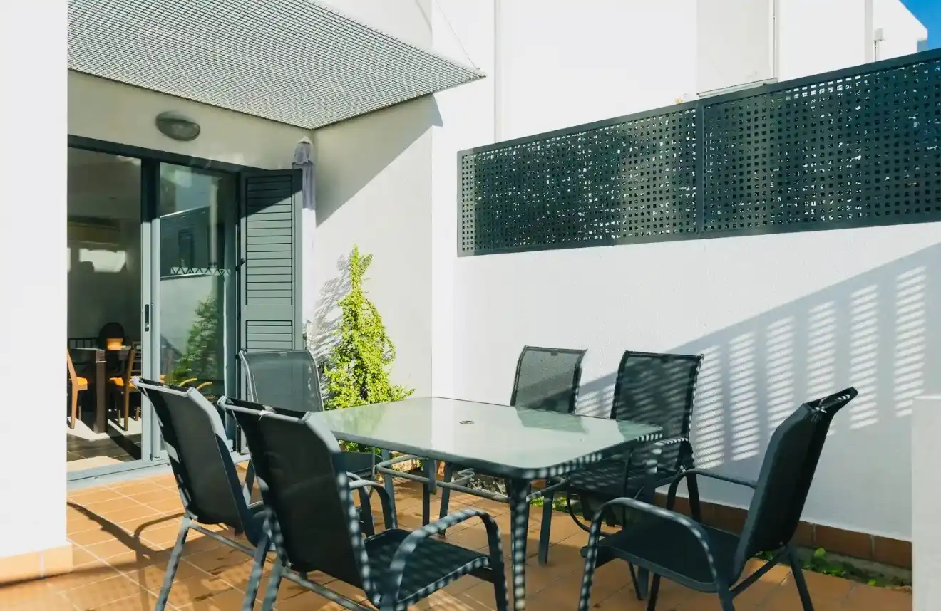 Terrasse von Einfamilien-Reihenhaus zum Verkauf in Dénia mit Klimaanlage, Heizung und Terrasse