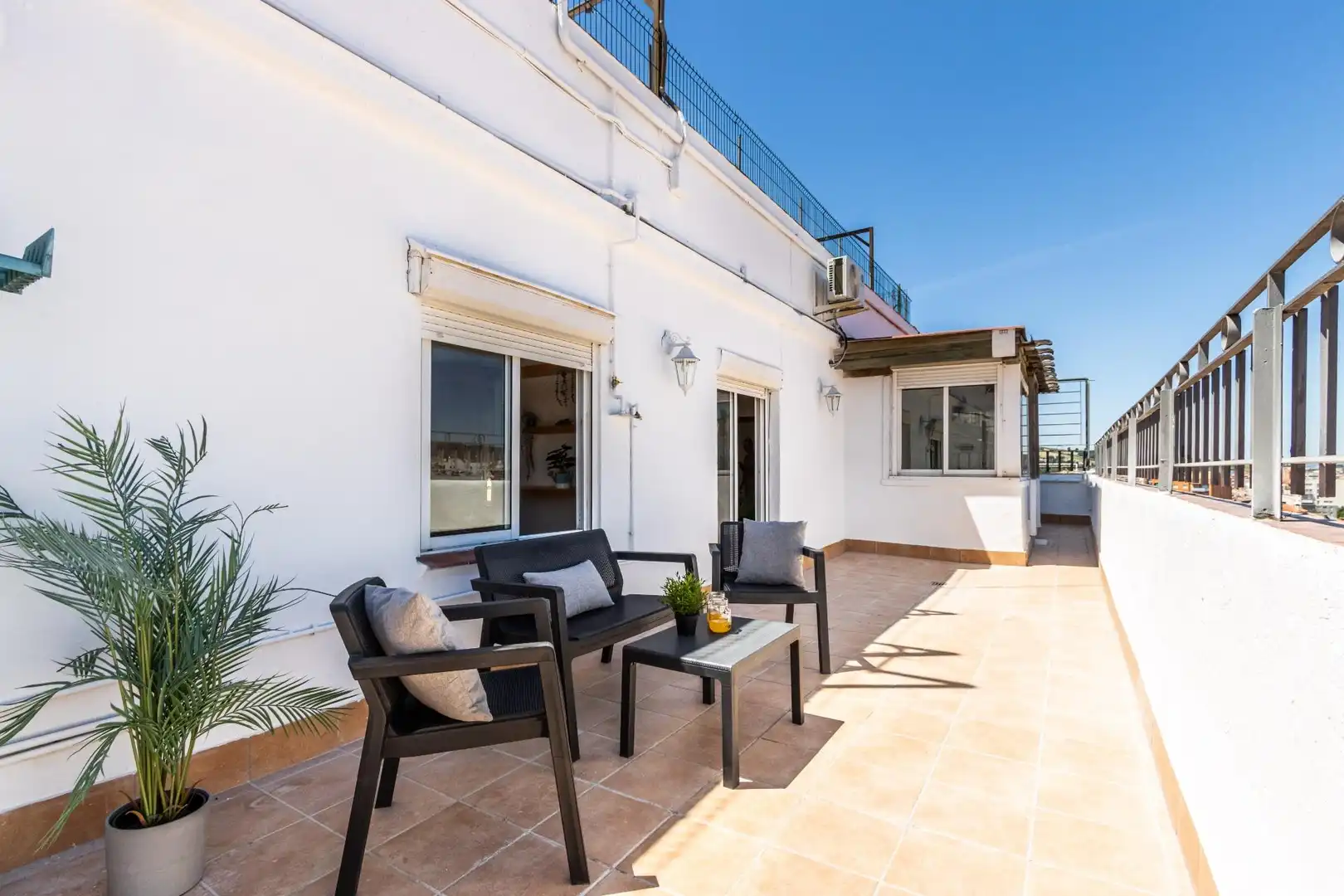 Terrasse von Dachboden zum Verkauf in Terrassa mit Klimaanlage, Heizung und Terrasse