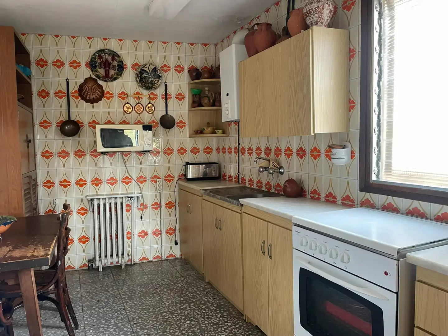 Kitchen of Houses for sale in La Pobla de Cérvoles  with Heating, Terrace and Furnished