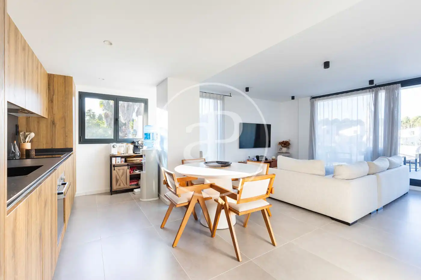 Living room of Flat for rent in Cerdanyola del Vallès  with Air Conditioner, Heating and Terrace