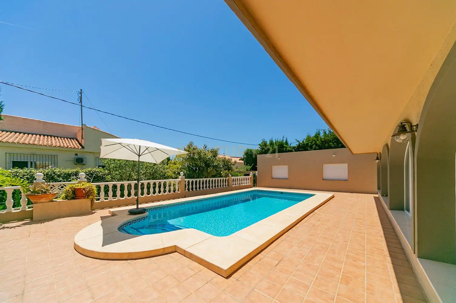Piscina de Apartament de lloguer en Calpe / Calp amb Piscina comunitària