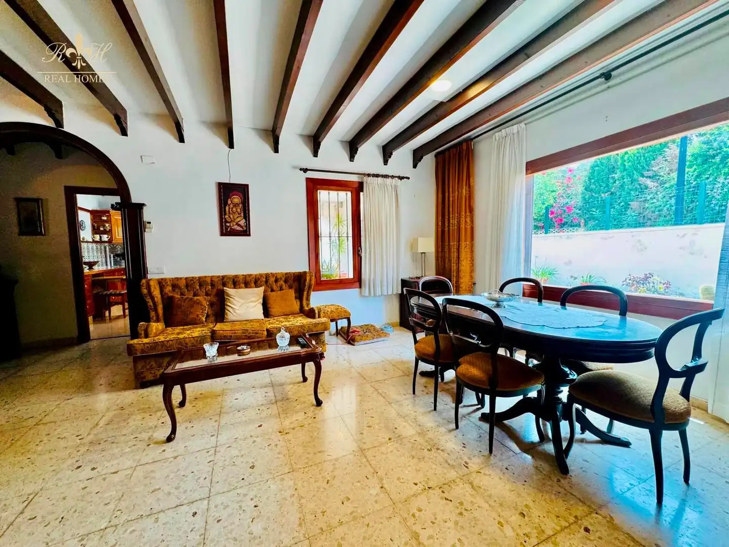 Dining room of Houses for sale in Benidorm  with Air Conditioner, Terrace and Swimming Pool
