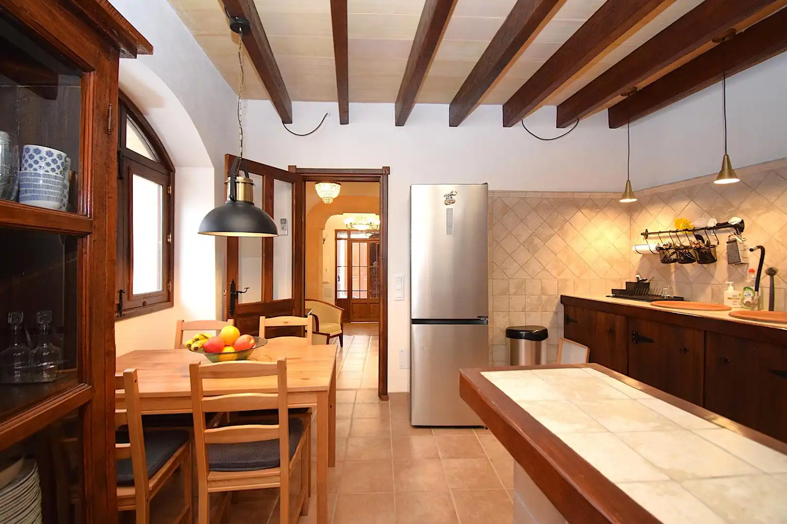 Küche von Einfamilien-Reihenhaus zum Verkauf in Muro mit Klimaanlage, Terrasse und Möbliert