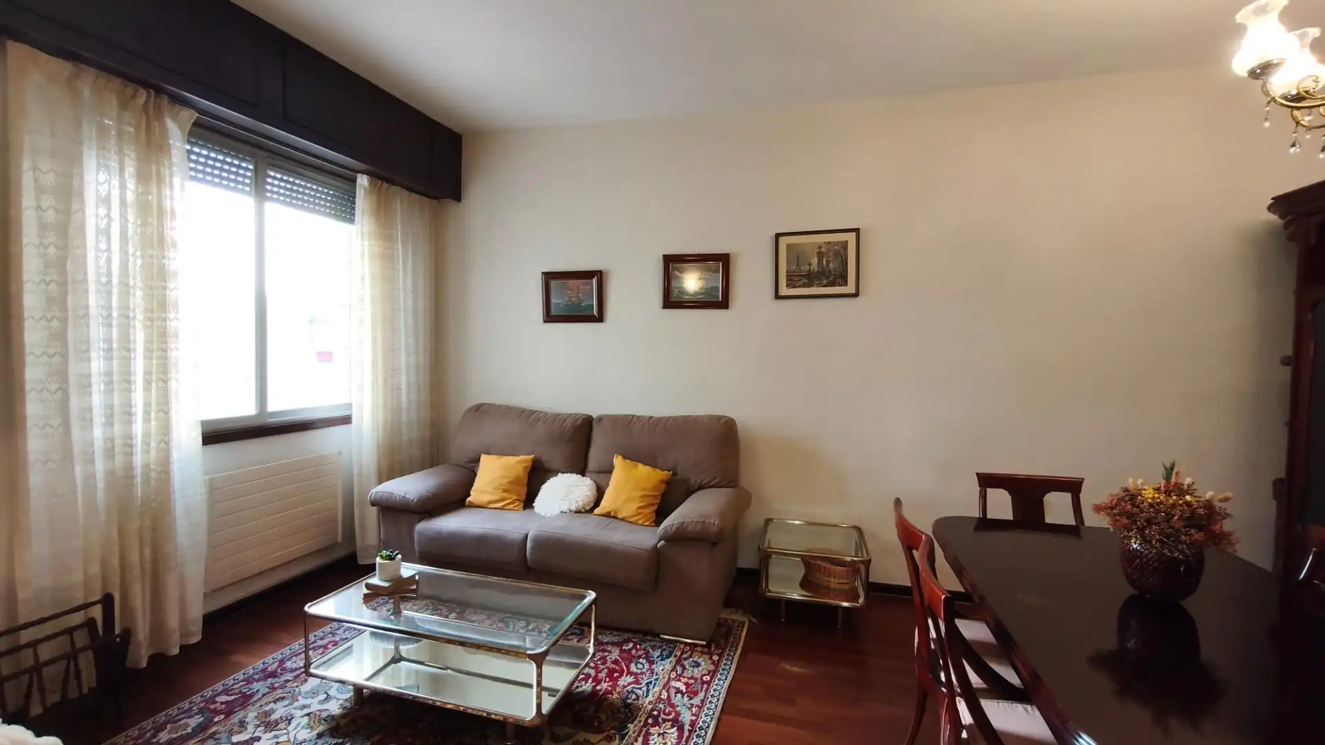 Sala de estar de Piso de alquiler en Bilbao  con Calefacción y Amueblado