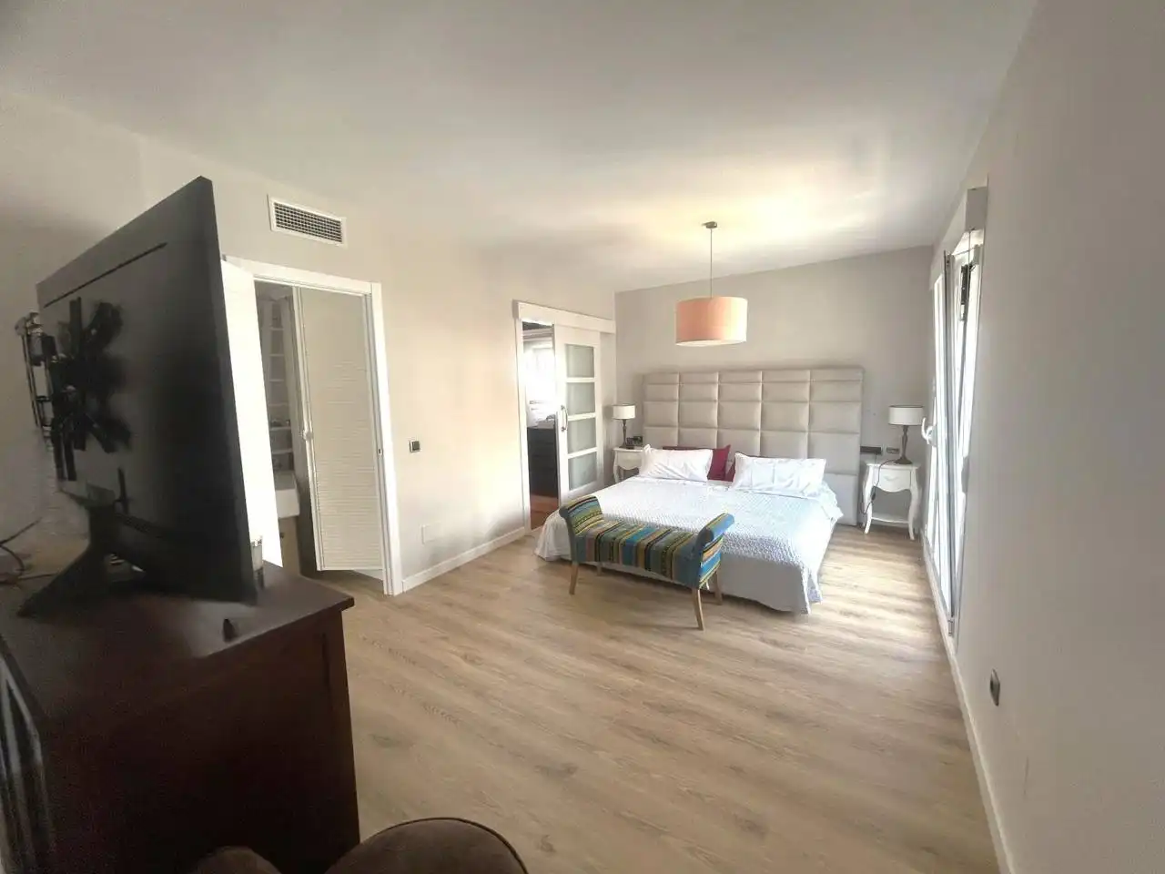 Bedroom of Houses for sale in Roquetas de Mar  with Air Conditioner, Private garden and Terrace
