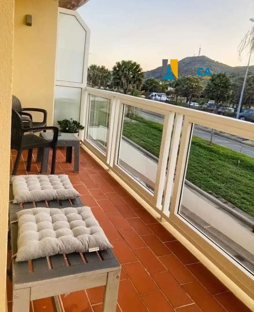 Terraza de Piso en venta en Manilva con Piscina, Amueblado y Piscina comunitaria