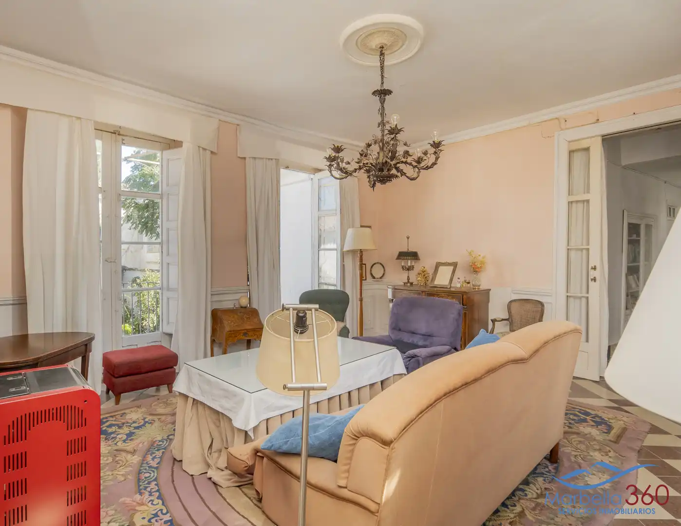 Sala de estar de Casa o chalet en venta en Ronda con Jardín privado, Terraza y Amueblado