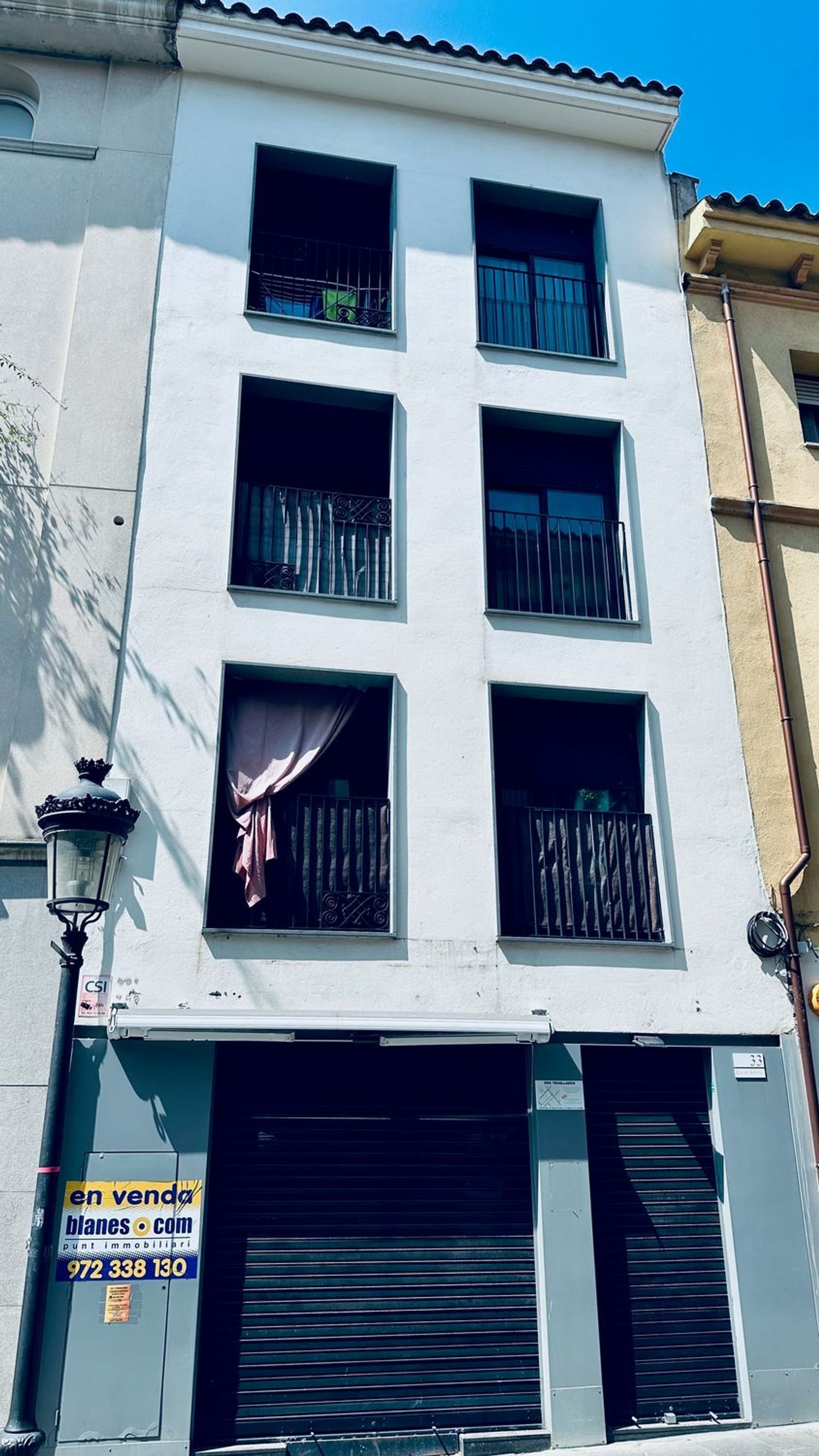 Exterior view of Flat for sale in Blanes  with Air Conditioner and Heating