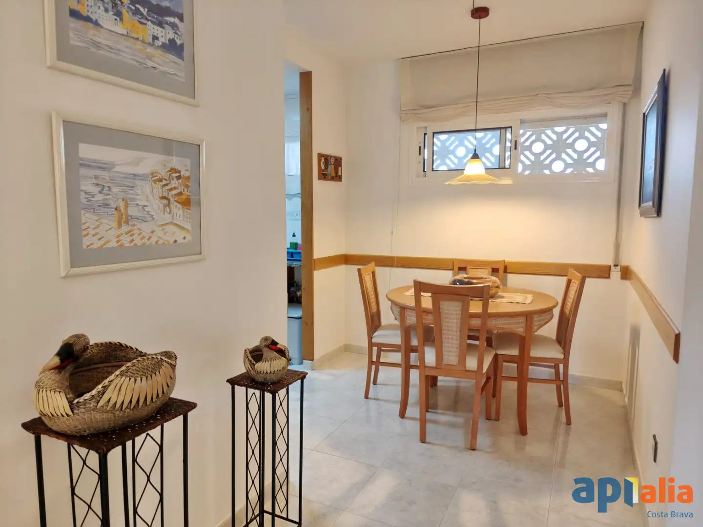 Menjador de Apartament en venda en Calonge i Sant Antoni amb Terrassa, Traster i Moblat