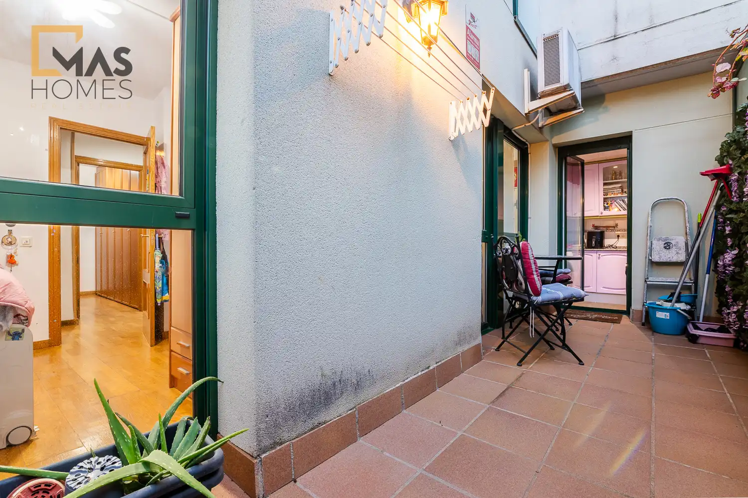 Terrasse von Wohnung zum Verkauf in Terrassa mit Klimaanlage, Heizung und Terrasse