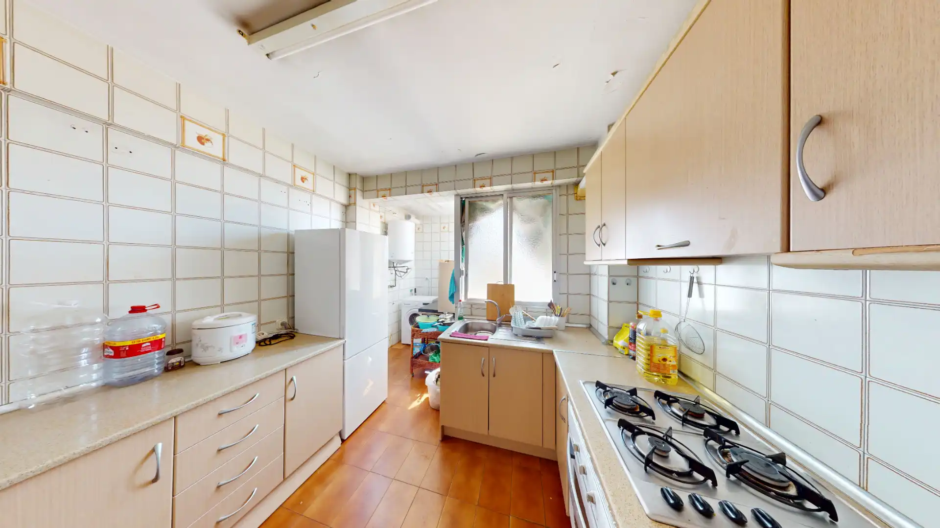 Cocina de Piso en venta en Alicante / Alacant con Amueblado y Balcón
