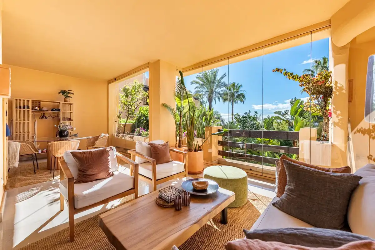 Terraza de Apartamento en venta en Marbella con Aire acondicionado, Terraza y Piscina