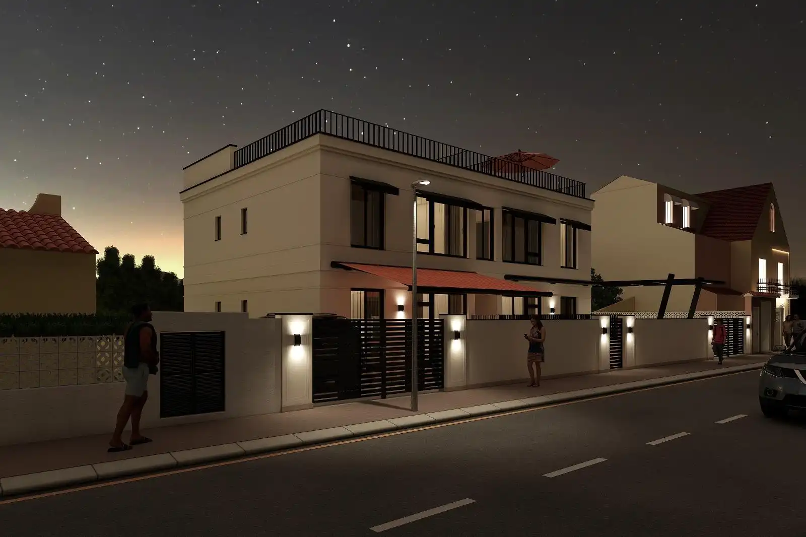 Vista exterior de Casa o chalet en venta en Torrevieja con Aire acondicionado, Jardín privado y Terraza