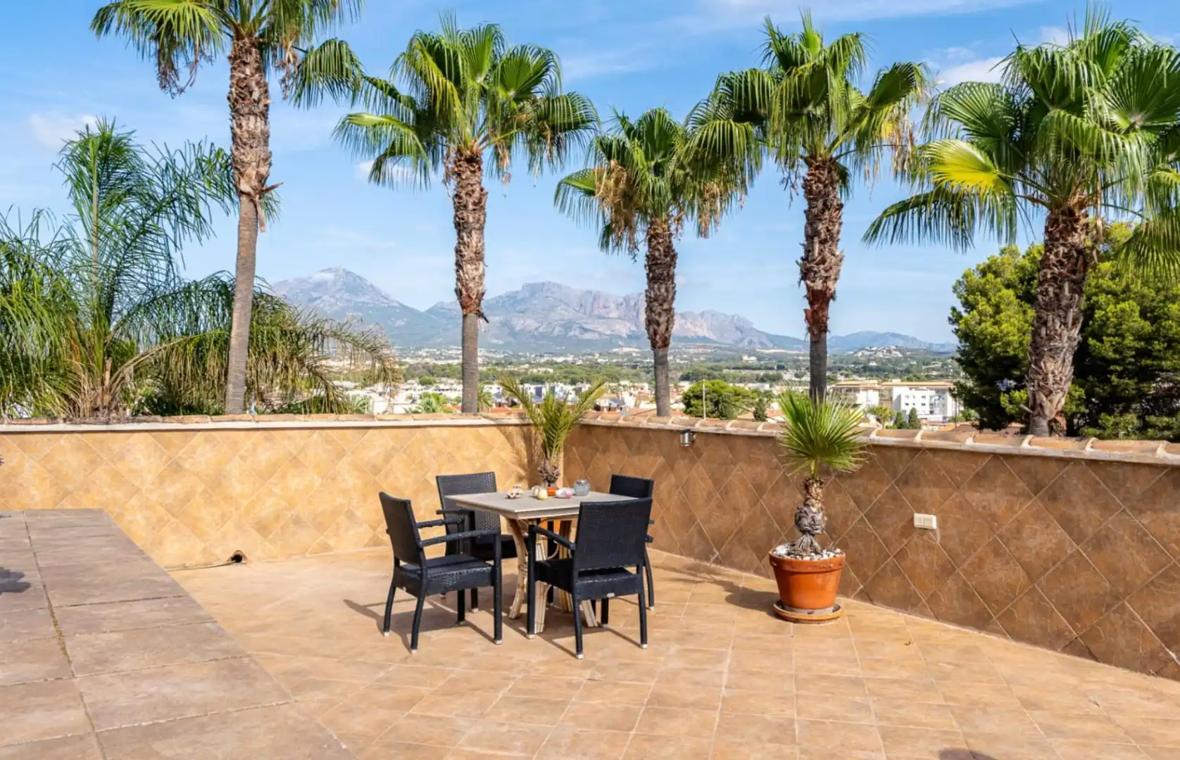 Terrassa de Casa o xalet en venda en L'Alfàs del Pi amb Aire condicionat, Calefacció i Jardí privat