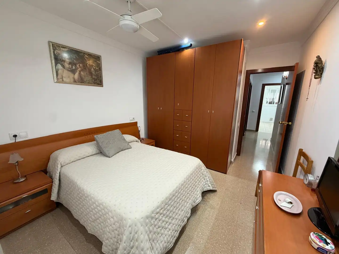 Bedroom of Flat for rent in Rubí  with Air Conditioner, Furnished and Oven