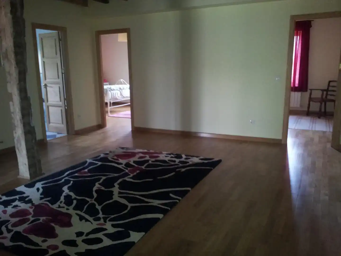 Sala d'estar de Finca rústica en venda en Villadiego amb Jardí privat, Parquet i Balcó