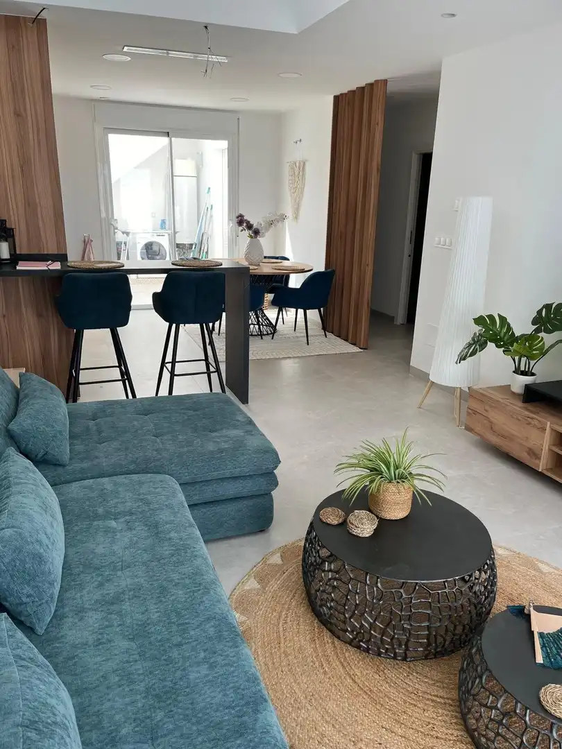 Sala de estar de Casa o chalet en venta en Torre-Pacheco con Calefacción, Jardín privado y Piscina
