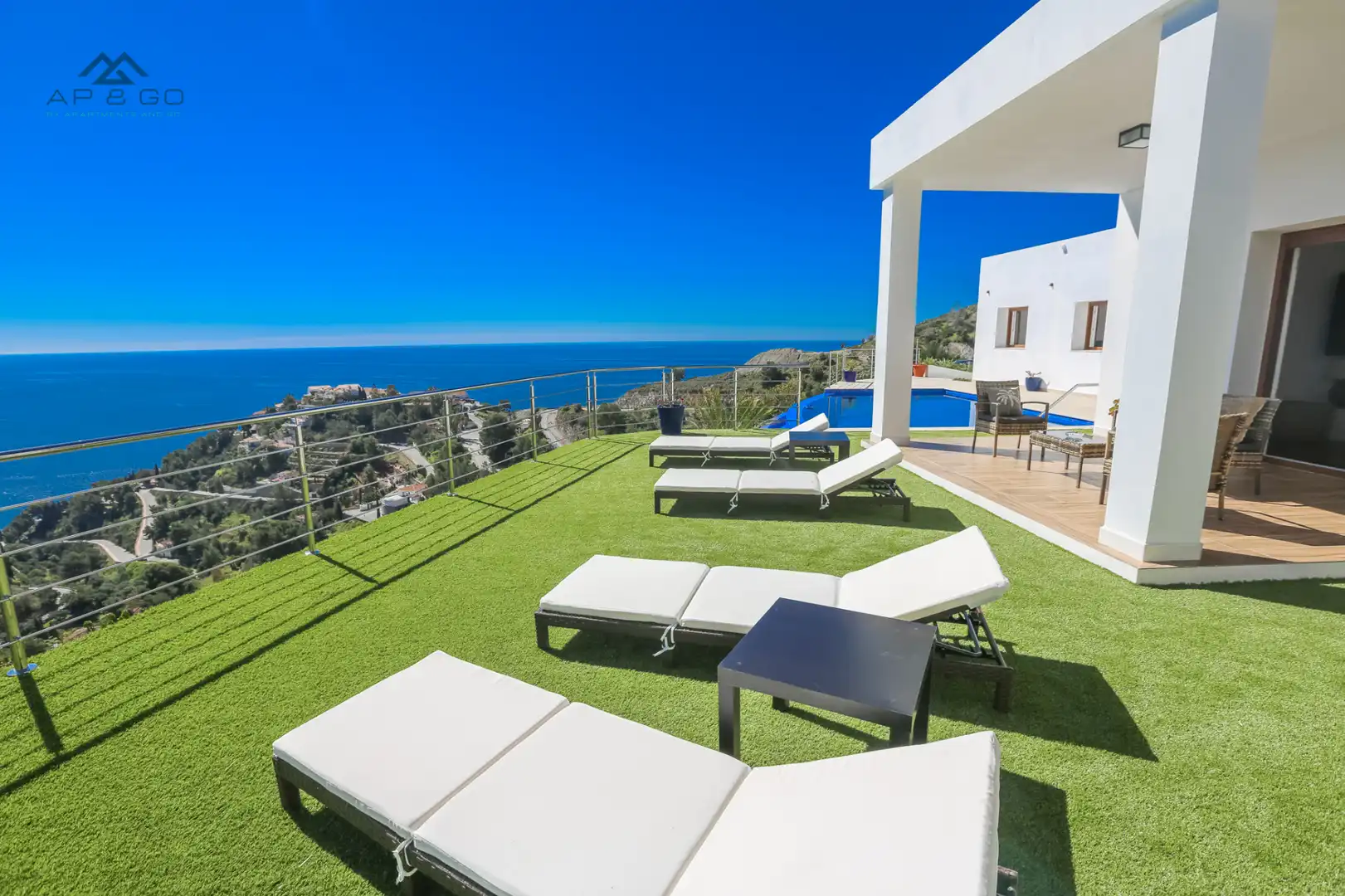 Terrassa de Casa o xalet de lloguer en Almuñécar amb Aire condicionat, Jardí privat i Terrassa