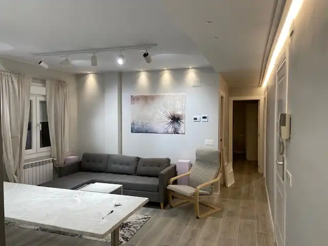 Sala de estar de Piso de alquiler en Zaragoza con Calefacción, Amueblado y Horno