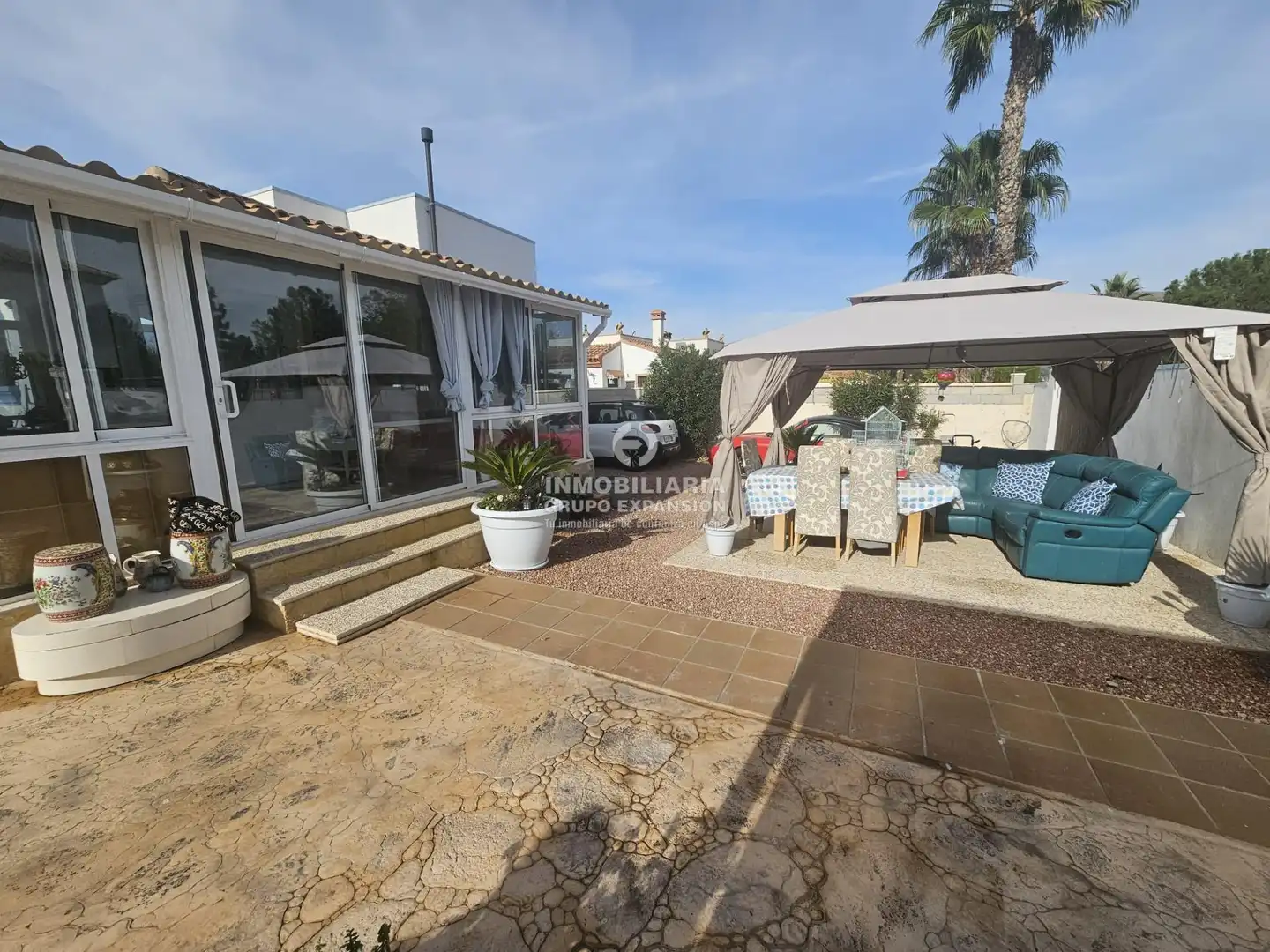 Jardín de Casa o chalet en venta en Hondón de las Nieves / El Fondó de les Neus con Aire acondicionado, Calefacción y Jardín privado