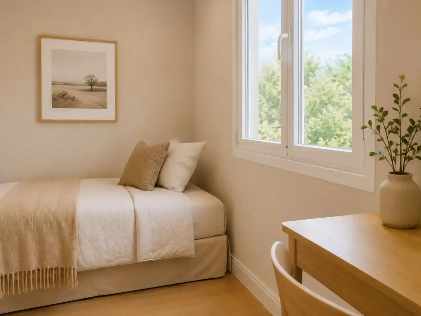 Schlafzimmer von Wohnung zur Miete in Granada mit Klimaanlage und Möbliert