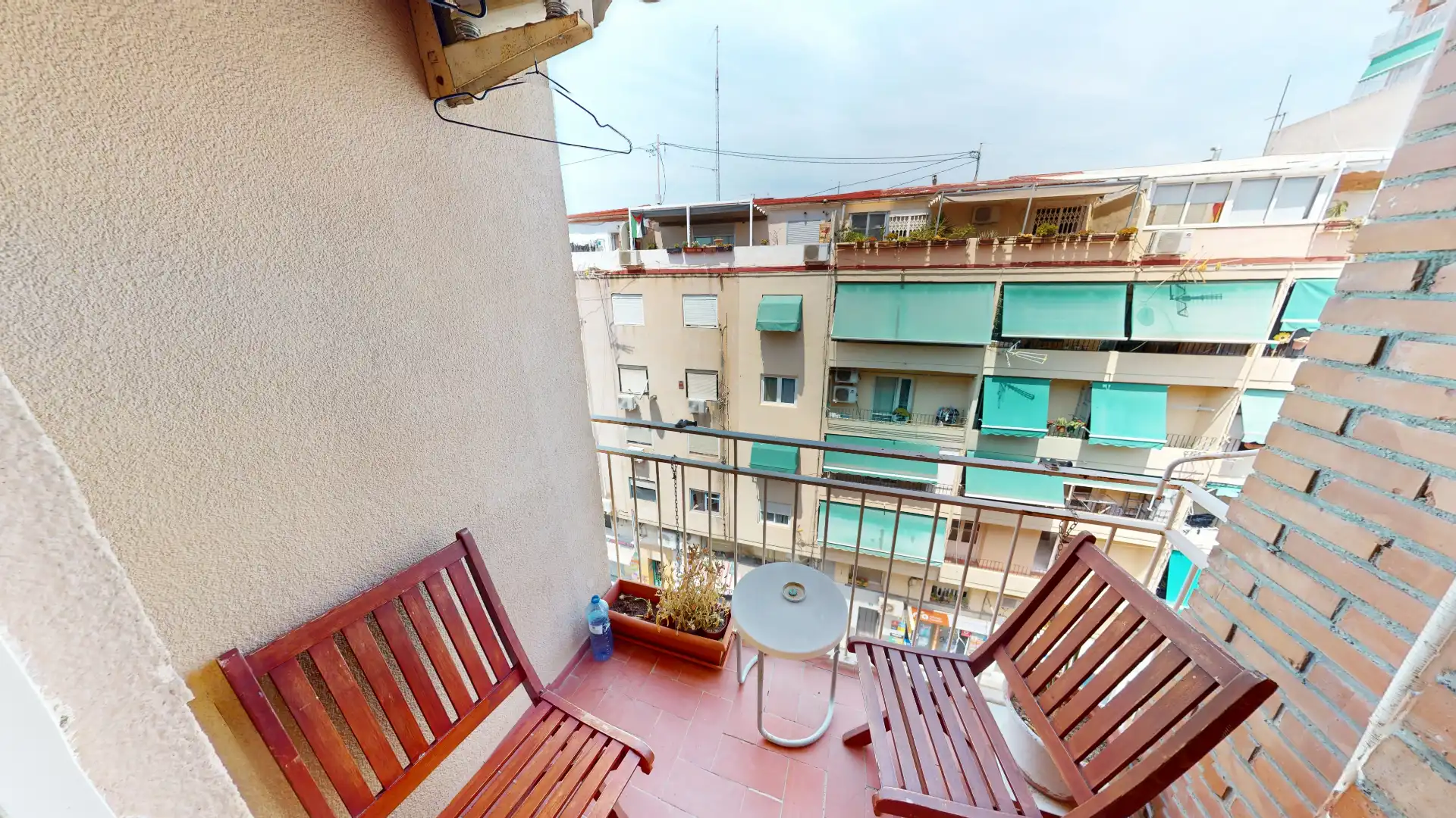 Terraza de Piso en venta en Alicante / Alacant con Amueblado y Balcón