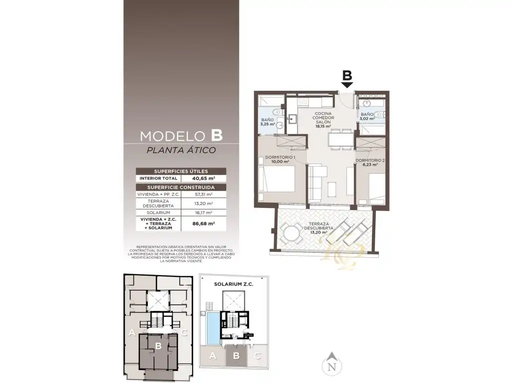 Penthouse with pool for sale in Playa del Cura, imagen 11