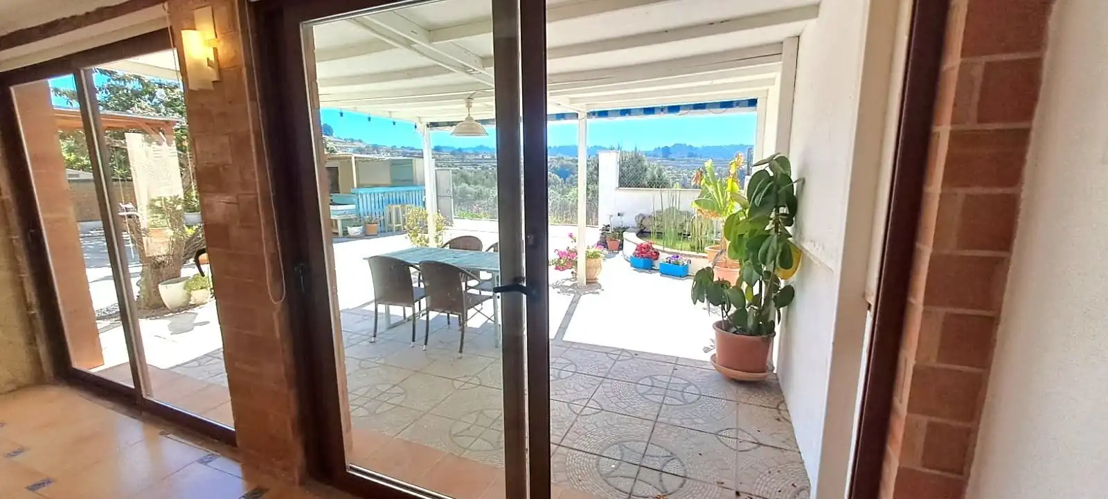 Terraza de Casa o chalet de alquiler en Benissa con Amueblado y Piscina comunitaria