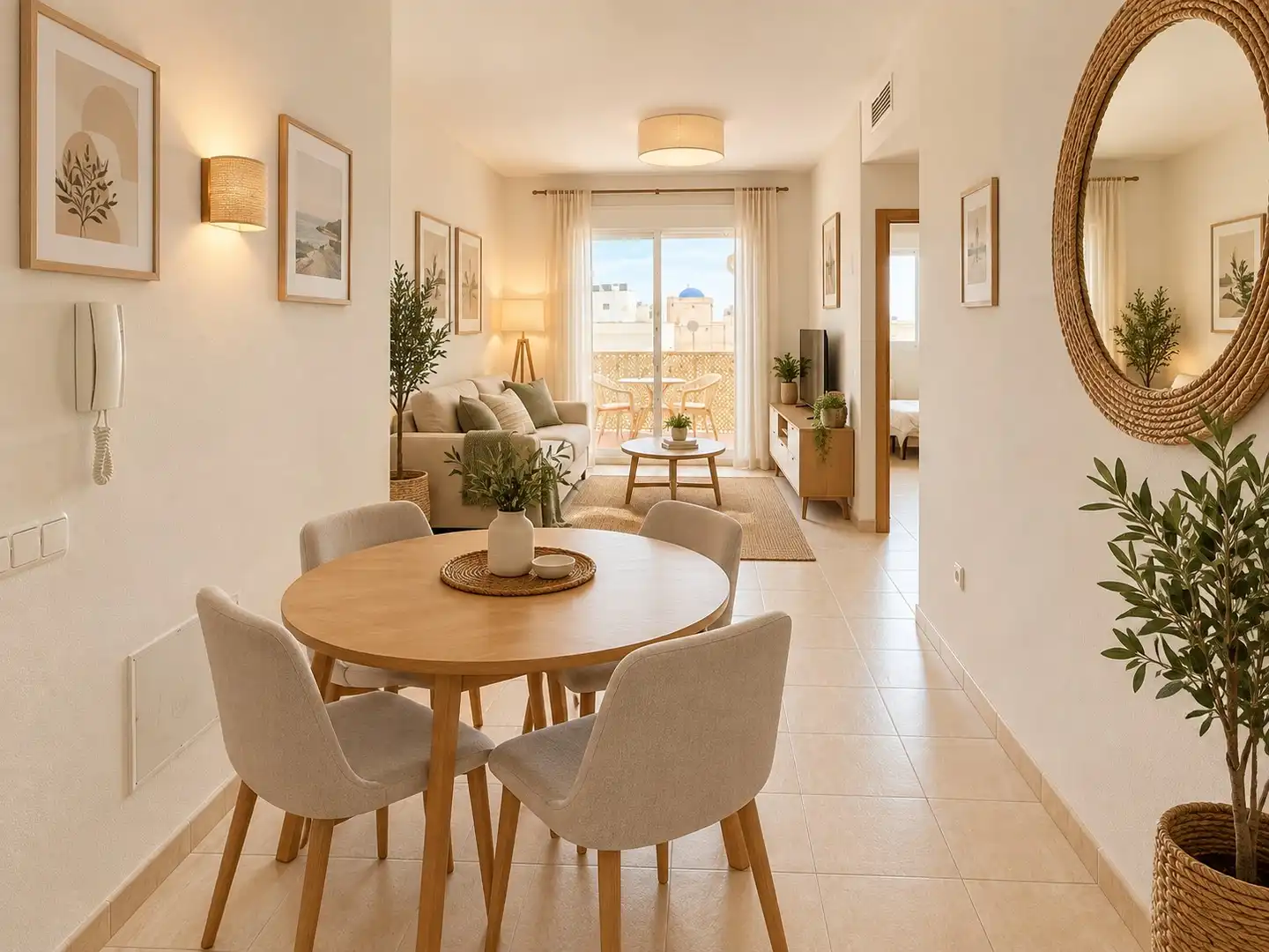Living room of Attic for sale in Puerto de Garrucha