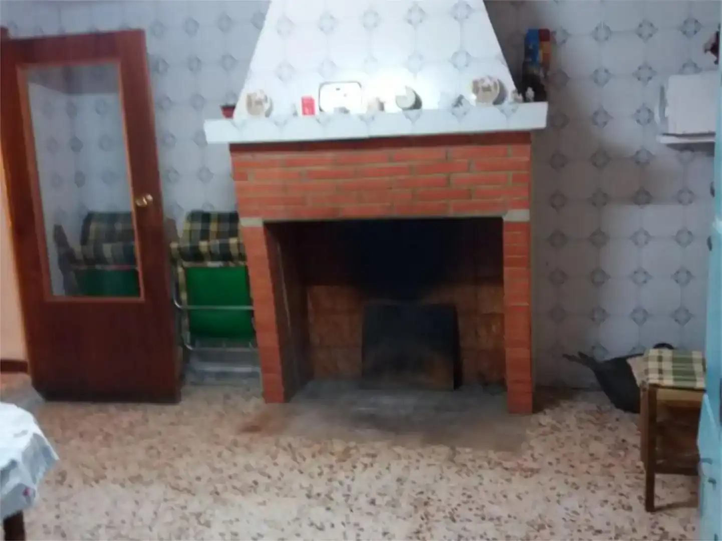 Sala d'estar de Casa adosada en venda en Villaverde de Guadalimar