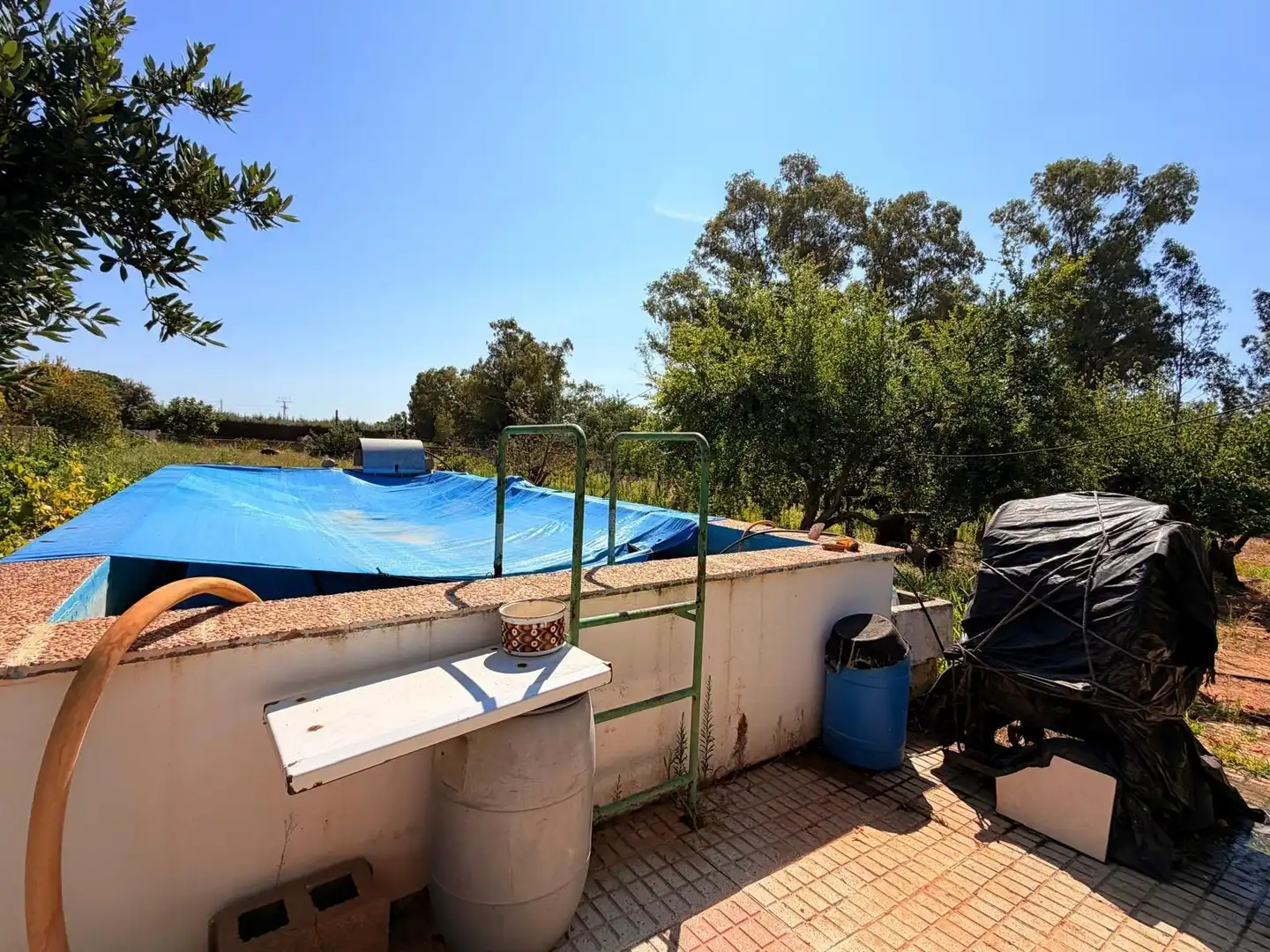 Piscina de Casa o chalet en venta en Valverde de Mérida con Jardín privado, Terraza y Trastero