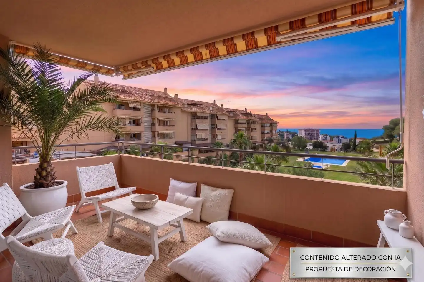 Terraza de Piso en venta en Málaga con Aire acondicionado, Terraza y Piscina comunitaria