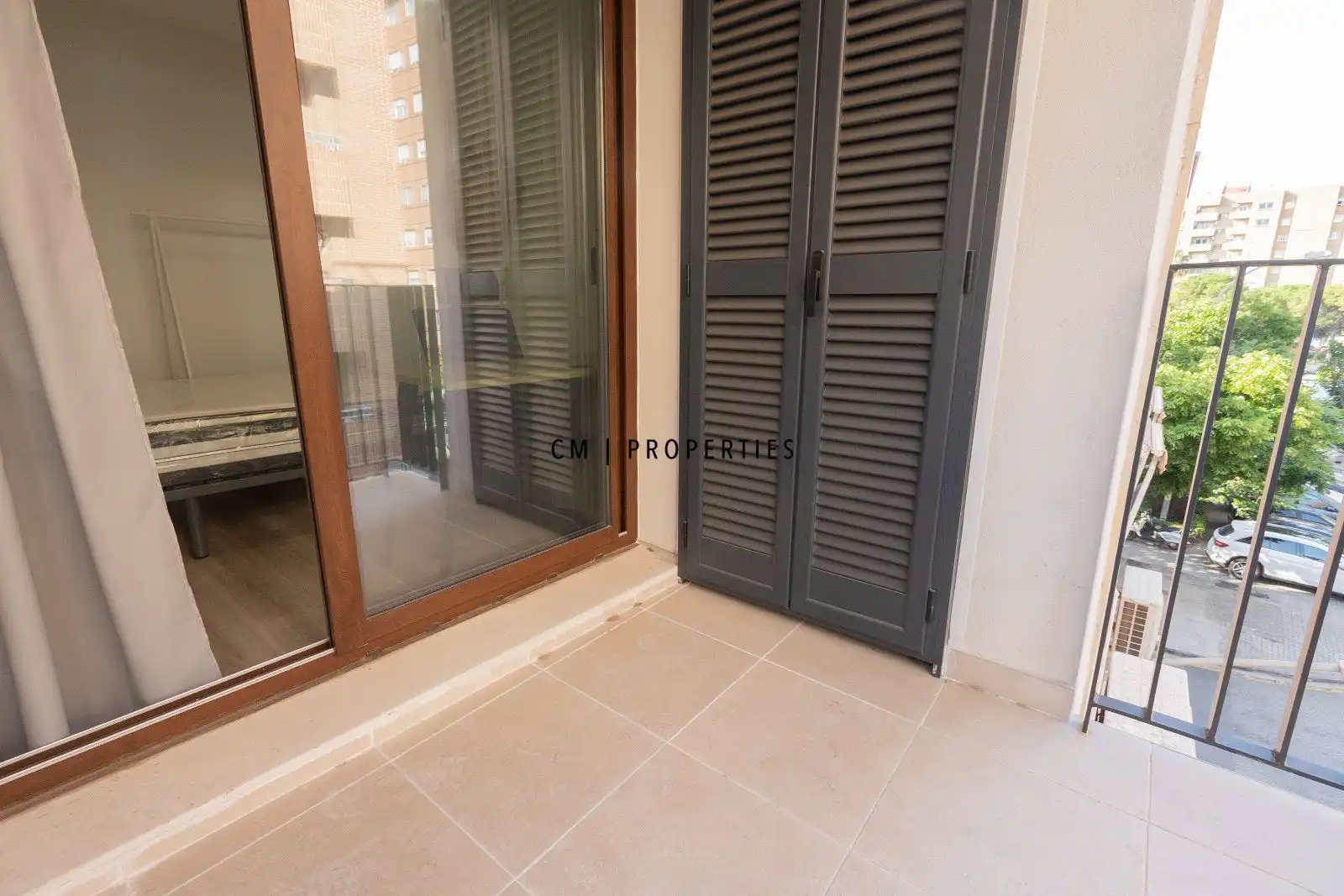 Balcony of Flat for rent in Valencia  with Air Conditioner, Heating and Furnished