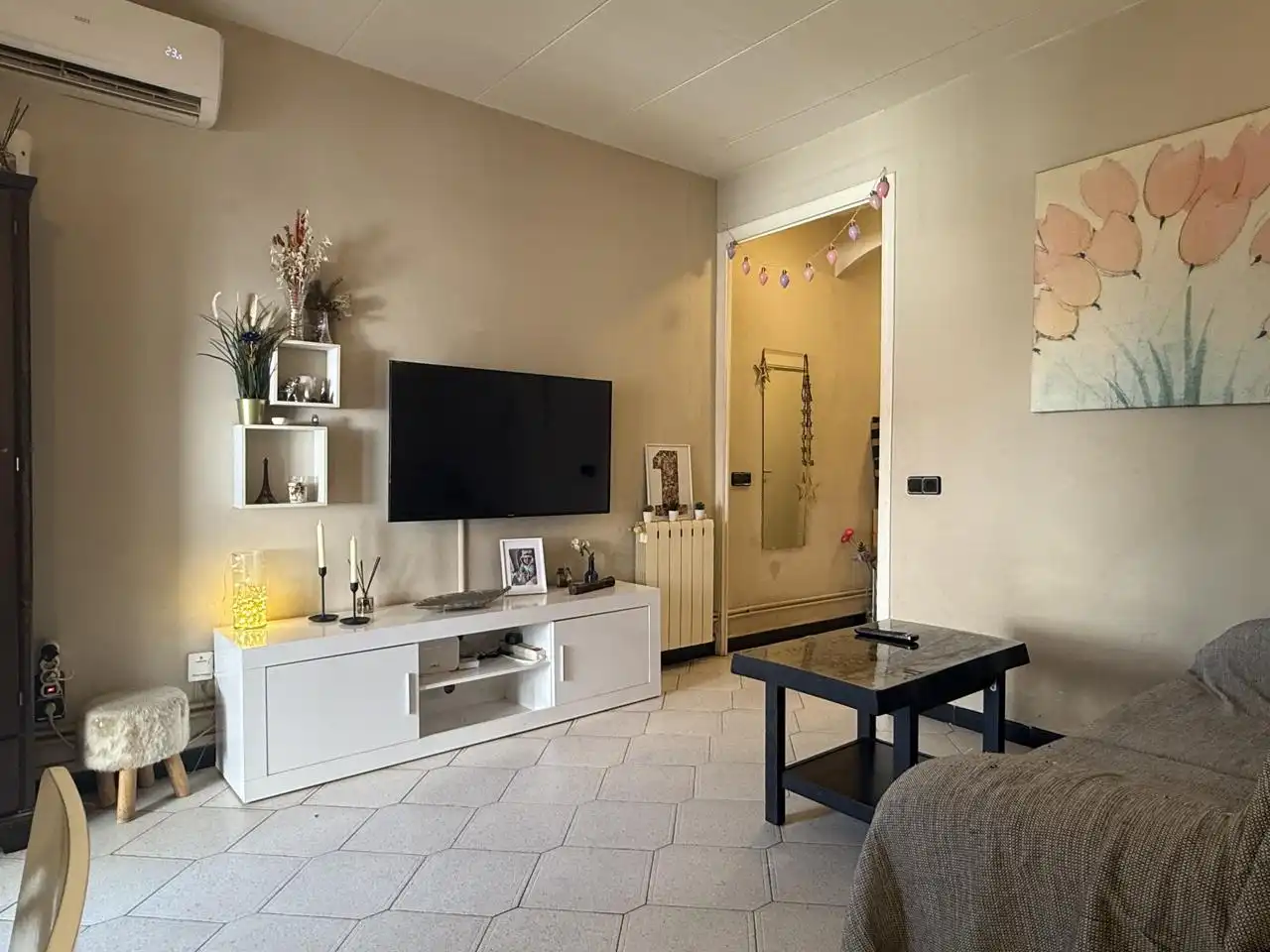 Sala de estar de Piso en venta en Centre