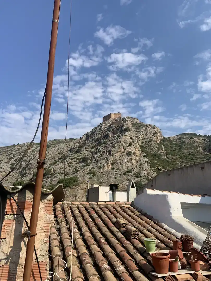 Vista exterior de Finca rústica en venda en Borriol amb Balcó