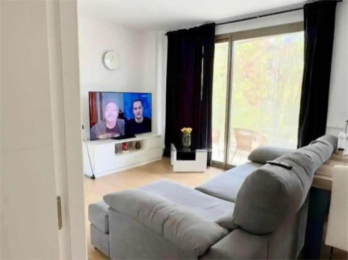 Wohnzimmer von Wohnungen zur Miete in  Barcelona Capital mit Klimaanlage und Schwimmbad