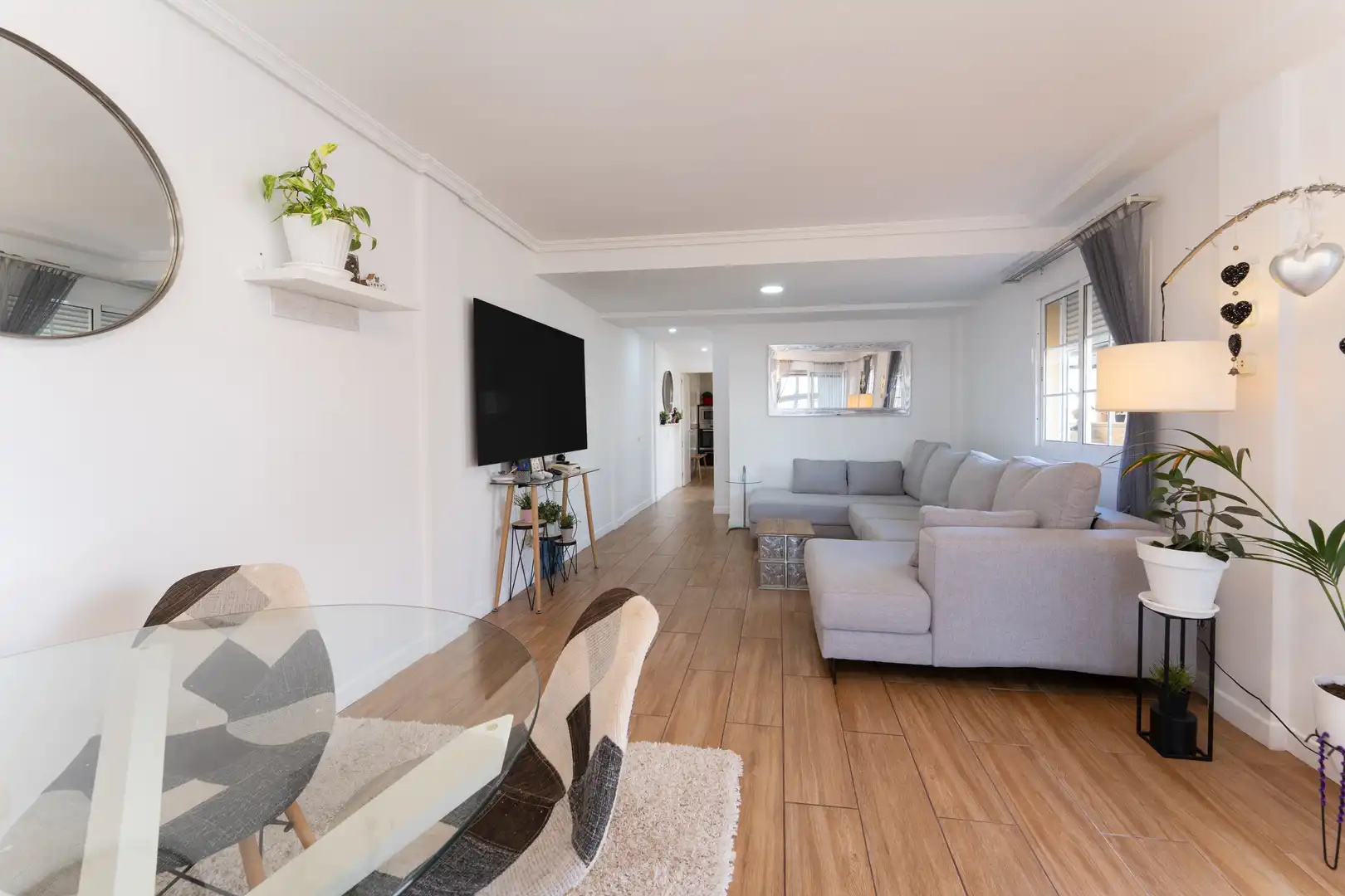 Sala d'estar de Casa adosada en venda en San Bartolomé de Tirajana amb Aire condicionat, Calefacció i Terrassa