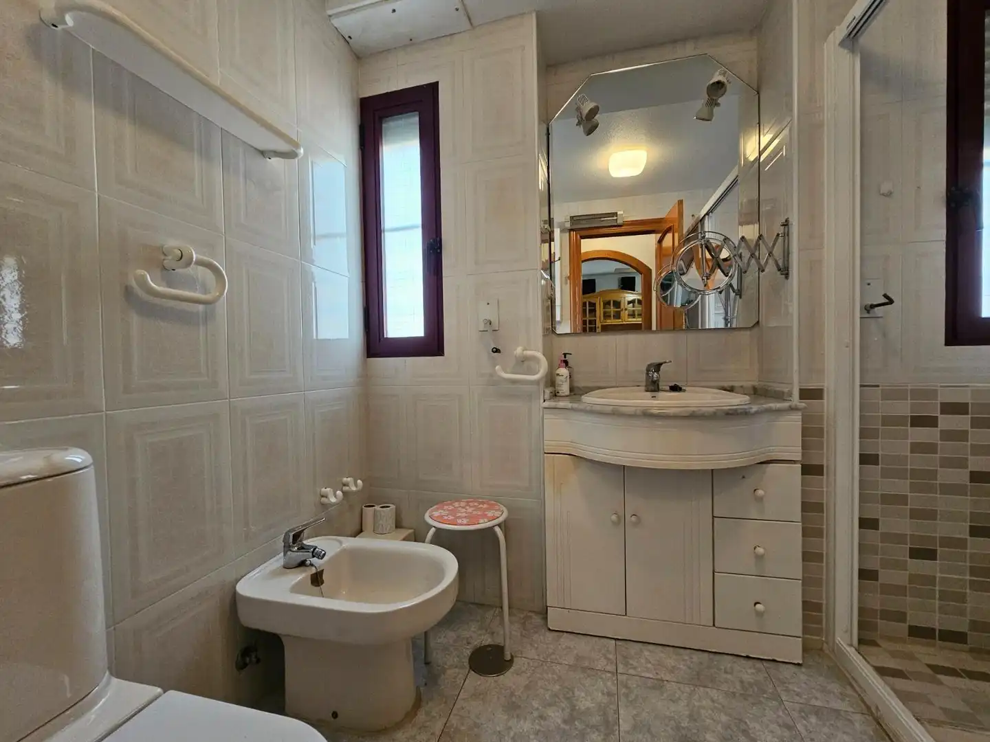 Bathroom of Apartments for sale in San Javier  with Air Conditioner, Private garden and Storage room