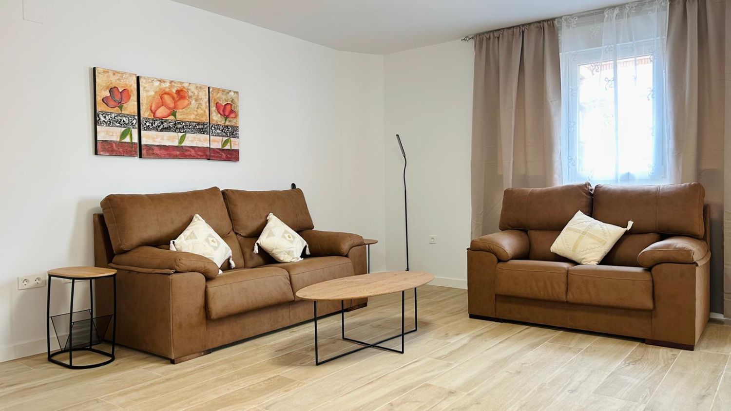 Sala d'estar de Pis de lloguer en  Albacete Capital amb Aire condicionat, Calefacció i Terrassa