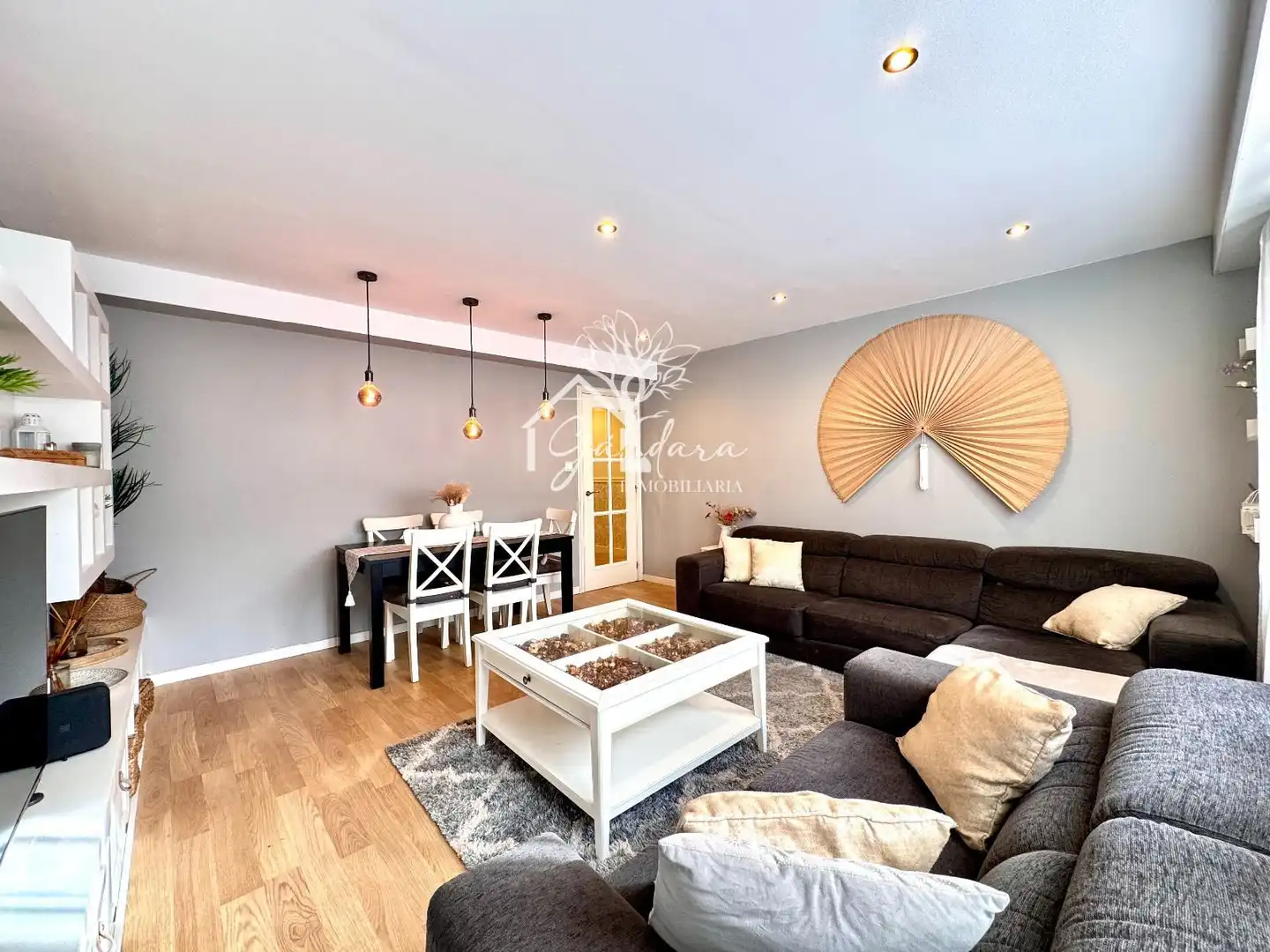 Wohnzimmer von Wohnung zum Verkauf in Ferrol mit Heizung, Parkett und Terrasse