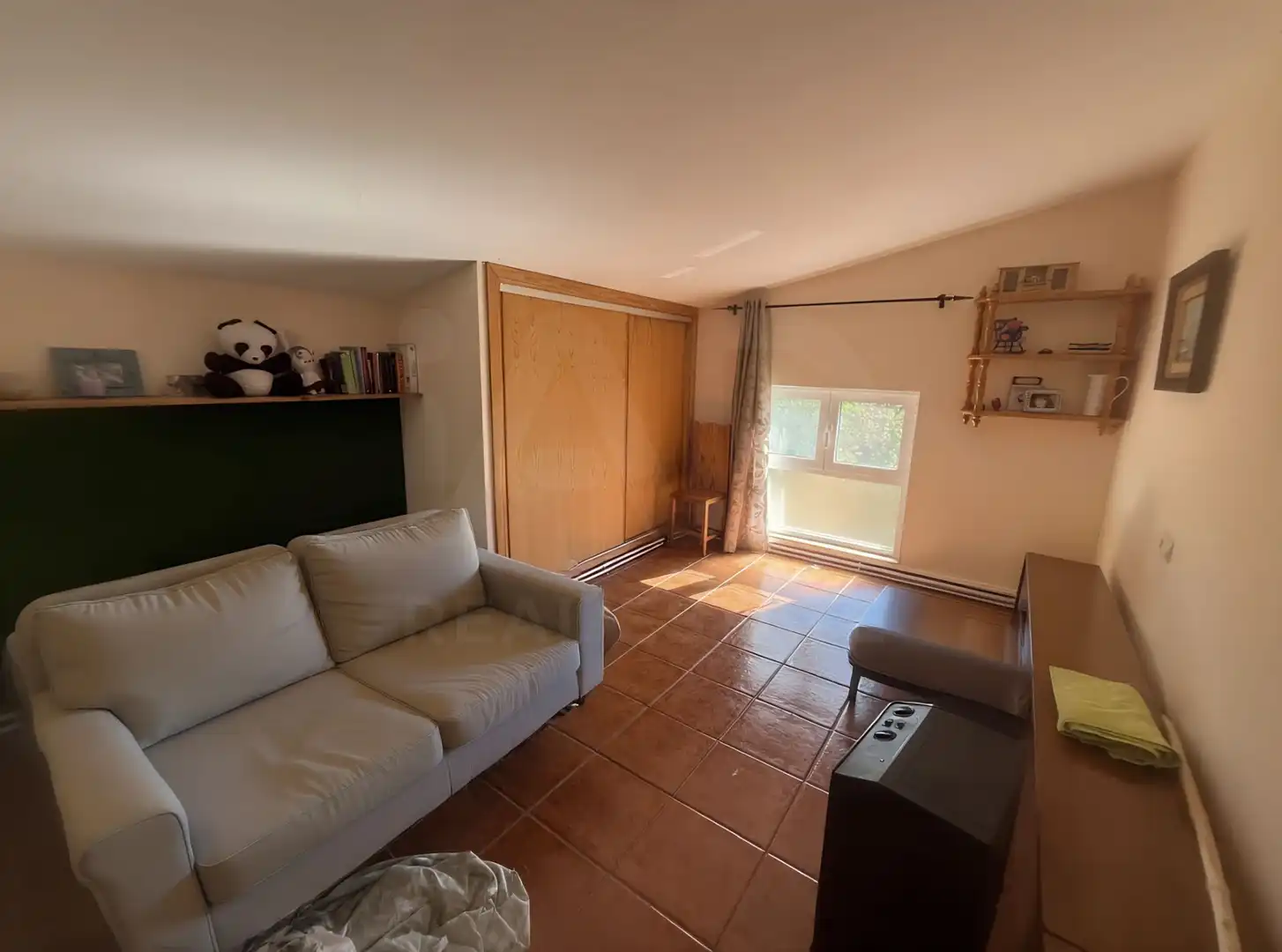 Sala d'estar de Finca rústica en venda en Serradilla del Arroyo amb Calefacció i Terrassa