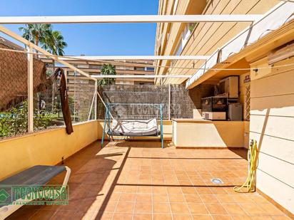 Exterior view of Flat for sale in Roquetas de Mar  with Terrace and Community pool