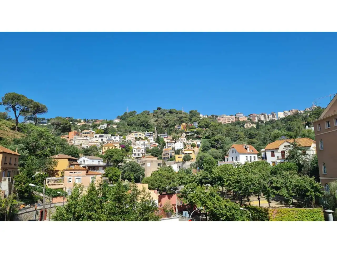Vista exterior de Piso en venta en Barcelona con Aire acondicionado, Parquet y Terraza
