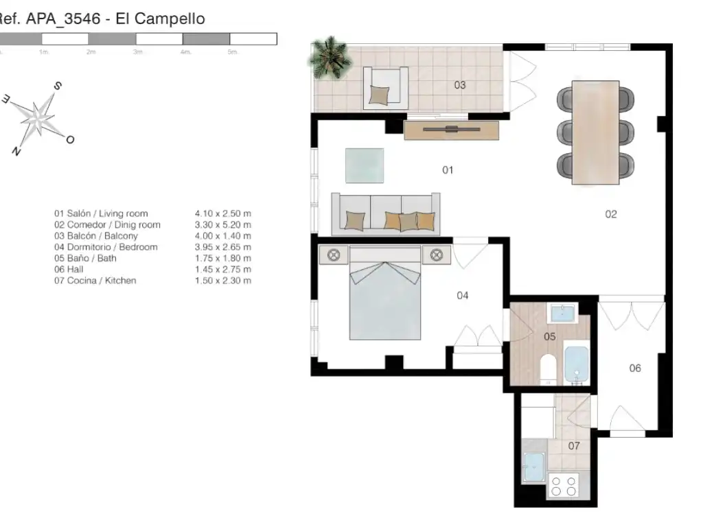 Apartamento en venta en El Campello con Aire acondicionado, Terraza y Amueblado